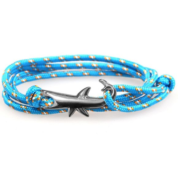 Jewelry - Shark Minimalist Bracelet Anchor Boat Rope Beach Men Women Bohemian Jewelry